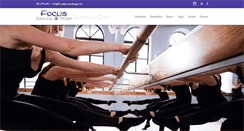 Desktop Screenshot of focusbarreandyoga.com